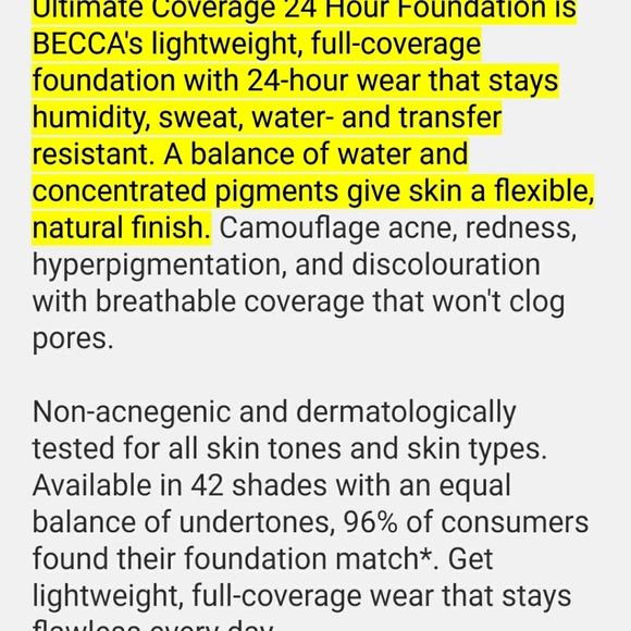 Driftwood Becca Ultimate Coverage Foundation - Picture 6 of 6